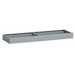 vendita online Zoccolo per scaffale storage domino mm.1020x315x85h - grigio ral7000 Cassettiere e Scaffali Fami