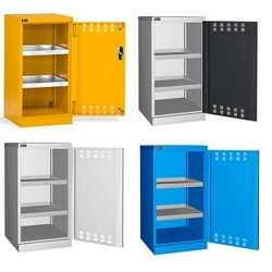 vendita online Armadio perfom con porta battente e 2 vasche interne mm.512x555x1000h (rif.1100) Armadi Metallici Fami
