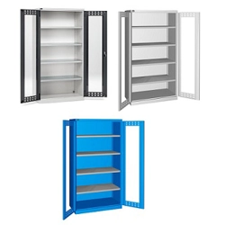 vendita online Armadio con porte battenti in policarbonato mm.1023x555x2000h (rif.1400) Armadi Metallici Fami
