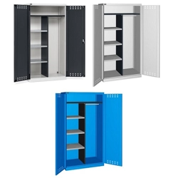 vendita online Armadio perfom con porte battenti fessurate e divisorio mm.1023x555x2000h (rif.1400) Armadi Metallici Fami