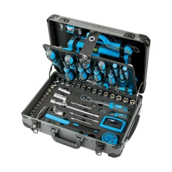 vendita online Valigia trolley con utensili 135 pezzi Set di chiavi e bussole Fervi
