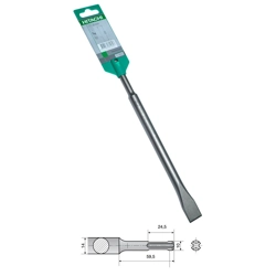 vendita online Scalpello piatto sds plus 20x250 hta751591k Scalpelli - Foretti Hikoki