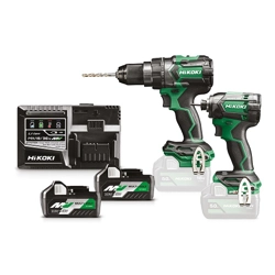 vendita online Kit combinato 18v trapano dv18dc + avvitatore wh18dc Trapani a batteria Hikoki