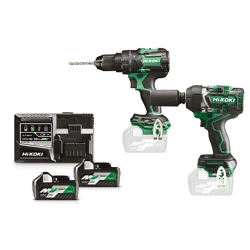 vendita online Kit combinato 36v trapano dv36dcwrz + avvitatore wr36dew2z Trapani a batteria Hikoki