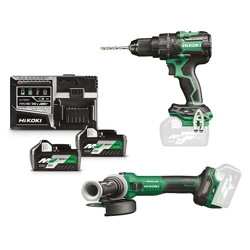 vendita online Kit combinato 18v trapano dv18dew2z + smerigliatrice g1813daw2z Trapani a batteria Hikoki