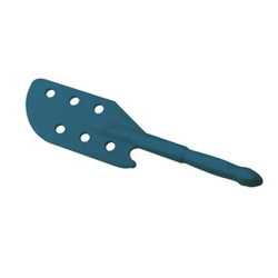 vendita online Pagaia forata detectabile 130x545x35 mm. art.1112bd Prodotti detectabili per il settore alimentare Igeax