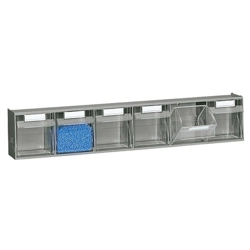 vendita online Cassettiera a 6 cassetti 600x98x112h mm. grigio Cassettiere e Scaffali Imilani