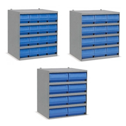 vendita online Scaffali rk-box prof.400 mm. per cassette rk Cassettiere e Scaffali Imilani
