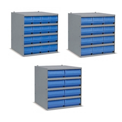 vendita online Scaffali rk-box prof.500 mm. per cassette rk Cassettiere e Scaffali Imilani