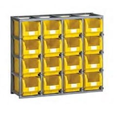 vendita online Scaffale in acciaio square 1025x310x885h mm. Cassettiere e Scaffali Imilani