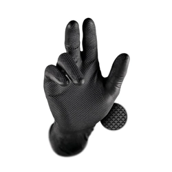 vendita online Guanti nitrile grippaz nero tg xxl Guanti, protezione mani e braccia Industrial Starter