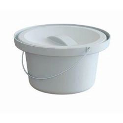 vendita online Secchio con coperchio per sedia comoda Sanitari e accessori per bagno Kdesign