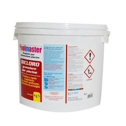 vendita online Dicloro in grani azione rapida 5 kg. Piscine e accessori New Plast