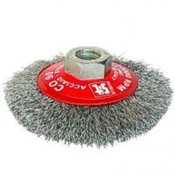 vendita online Spazzola conica in acciaio m14 art.co90 Rotoli, dischi e spazzole abrasive Sit Spa