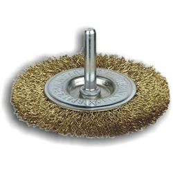vendita online Spazzola in acciaio con gambo da 6x25mm. art.g100 Rotoli, dischi e spazzole abrasive Sit Spa