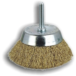 vendita online Spazzola a tazza in acciaio con gambo da 6x30mm. rif.te75 Spazzole Sit Spa
