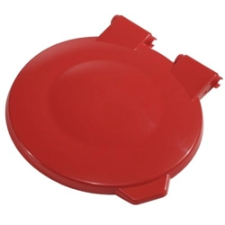 vendita online Coperchio tondo rosso per carrello dust 120 litri Contenitori e sacchi per raccolta rifiuti TTS Cleaning