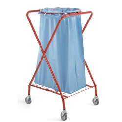 vendita online Carrello dust tondo fisso verniciato per sacco 120 litri Carrelli e secchi per pulizie TTS Cleaning