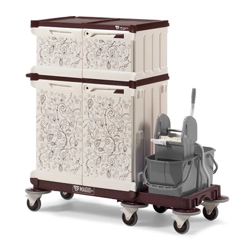 vendita online Carrello alberghiero magic art 23 safety plus Carrelli e secchi per pulizie Tts