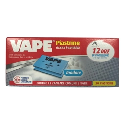 vendita online Vape piastrine inodore 30x36 refill 30 pz Insetticidi Vape