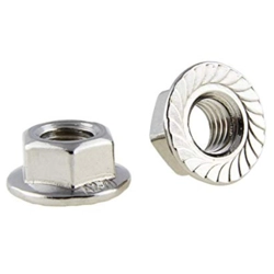 vendita online Dadi flangiati zincati bianchi classe 8 din 6923 Dadi e rondelle Vanzo Centro Fer