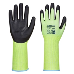 vendita online Guanto anti taglio verde polsino lungo Guanti e accessori termici Portwest