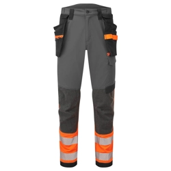 vendita online Ev4  pantaloni stretch hi-vis classe 1 holster staccabile Pantaloni Alta visibilità Portwest