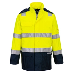 vendita online Giacca bizflame rain+ hi-vis light arc Abbigliamento ignifugo Portwest