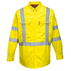 vendita online Camicia hi-vis fr bizflame 88/12 fr Abbigliamento ignifugo Portwest