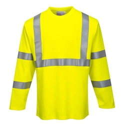 vendita online T-shirt fr maniche lunghe hi-vis Abbigliamento ignifugo Portwest