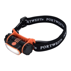 vendita online Lampada frontale led ricaricabile usb Elmetti e caschi da lavoro Portwest