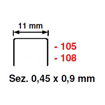 Fissatrice Manuale TECNICA 8 MOD.108 – Pinzatrice Professionale Per Ufficio E Fai-da-Te