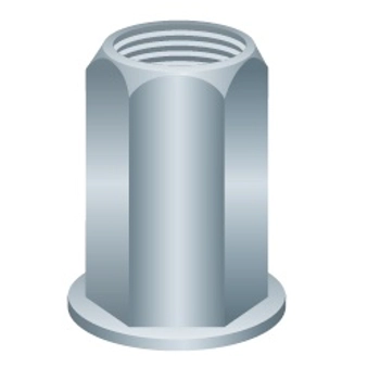 Dado Flangiato M8 Zincato Medio-alto (resistenza 10 - Foto 7