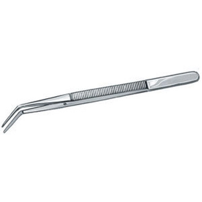 Vendita online PINZETTE IN ACCIAIO INOX PUNTE CURVE SOTTILI ZIGRINATE CON PERNO