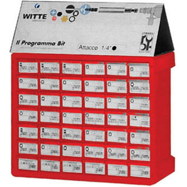 Vendita online ESPOSITORI DI VENDITA CON BITS ATT.1/4 DIN 3126 WITTE-CENTER: 450 PZ.IN 42 CASSETTI