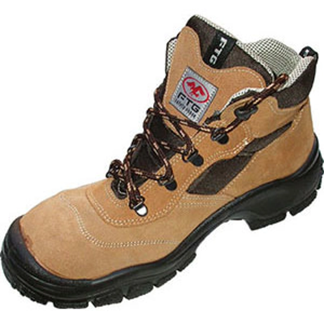 Vendita online CALZATURE DI PROTEZIONE TIPO ALTO, PRATICO, PROTETTIVO, IN PELLE SCAMOSCIATA E INSERTI IN CORDURA