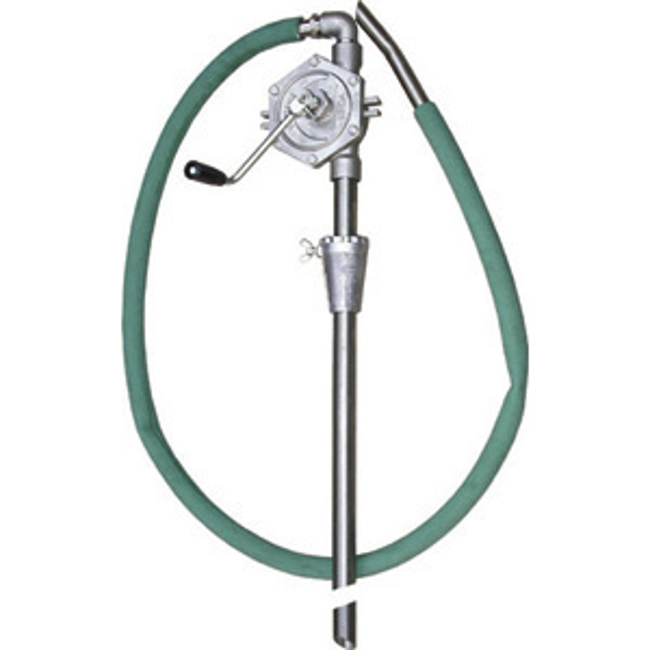 Vendita online POMPE PER TRAVASO A FLUSSO CONTINUO IN ACCIAIO INOX AISI 316; TIPO A POMPA ROTATIVA CON MOVIMENTO A MANOVELLA