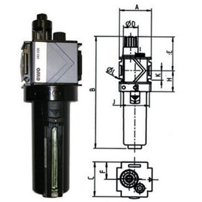 Vendita online LUBRIFICATORI PER ARIA COMPRESSA VARIOBLOC