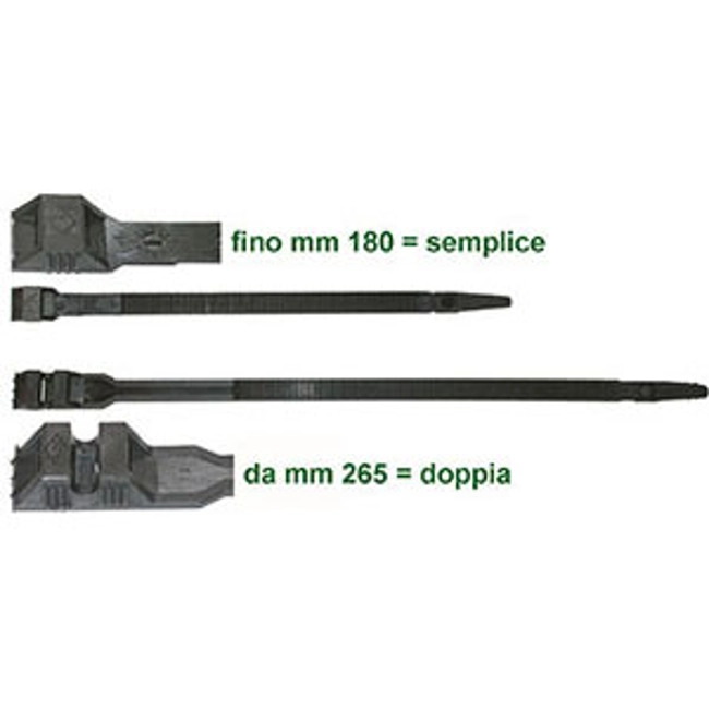 Vendita online FASCETTE DI CABLAGGIO IN NYLON A CHIUSURA IN LINEA