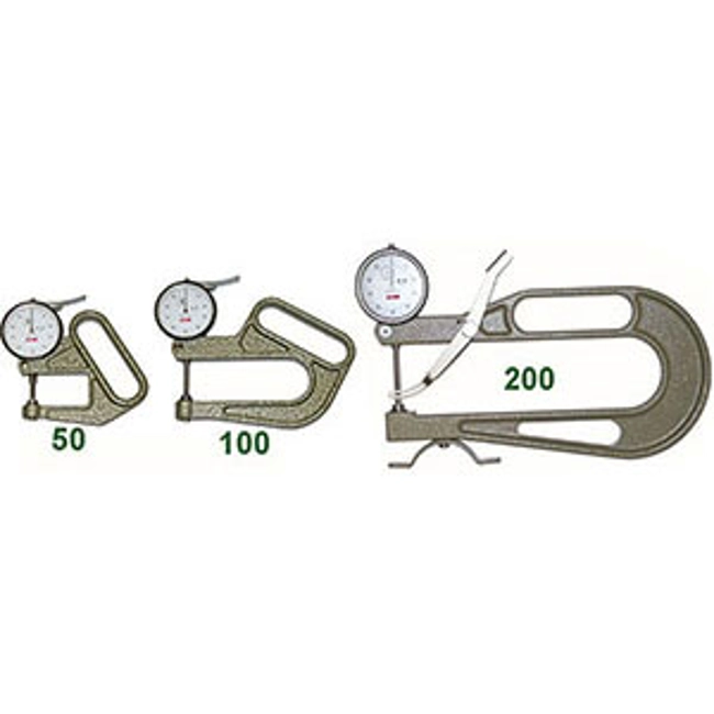Vendita online SPESSIMETRI A QUADRANTE TIPO PROFESSIONALE, DIVISIONE 1/100 MM, CON LEVETTA SENSITIVA