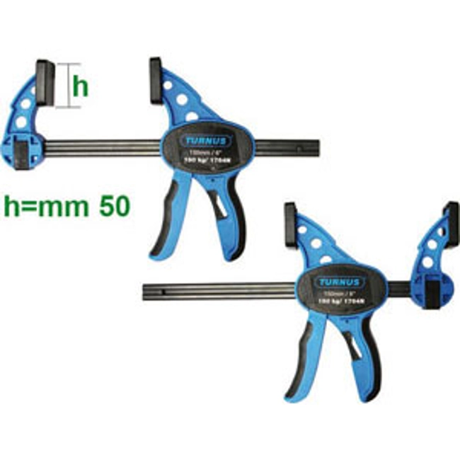 Vendita online SERRAGIUNTI RAPIDI A CREMAGLIERA FORZA MAX 150 KG