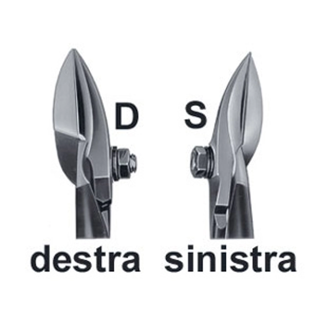 Vendita online CESOIE PER LAMIERE PER CONTORNARE; USO DX