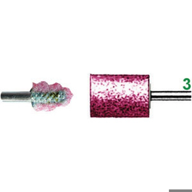 Vendita online MOLE ABRASIVE ROTATIVE ATTACCO Ø MM 3; IN CORINDONE ROSA; DUREZZA M FORMA CILINDRICA