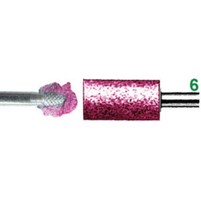 Vendita online MOLE ABRASIVE ROTATIVE ATTACCO Ø MM 6; IN CORINDONE ROSA; DUREZZA M FORMA CILINDRICA