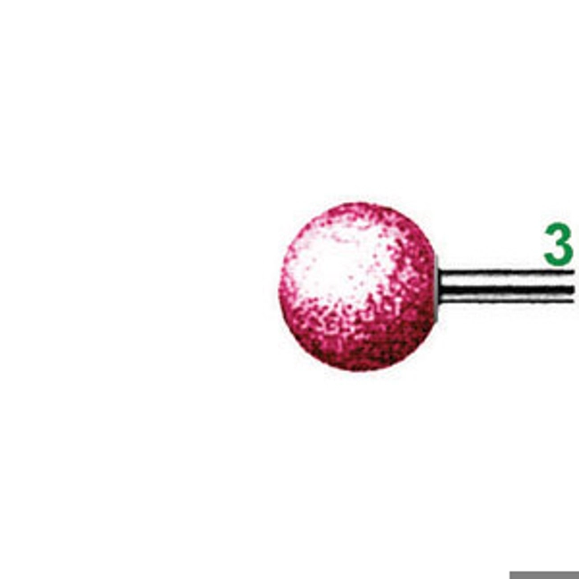 Vendita online MOLE ABRASIVE ROTATIVE ATTACCO Ø MM 3; IN EDELKORUND ROSA; QUALITÀ EKR; DUREZZA N FORMA SFERICA