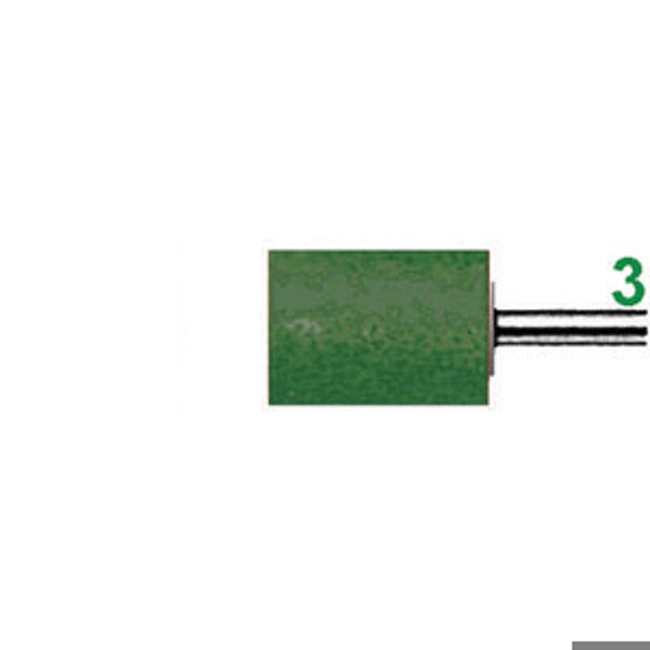 Vendita online MOLE ABRASIVE CON SUPPORTO IN GOMMA TENERA ATTACCO Ø MM 3, LUNGH. MM 30; GRANA 280