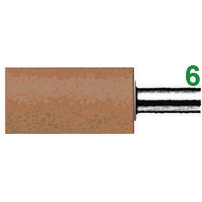 Vendita online MOLE ABRASIVE CON SUPPORTO IN GOMMA TENERA ATTACCO Ø MM 6, LUNGH. MM 40; GRANA 220