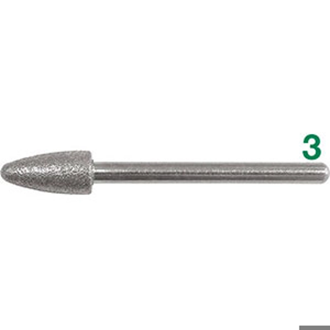 Vendita online MOLE ABRASIVE DIAMANTATE CONICA TESTA SFERICA