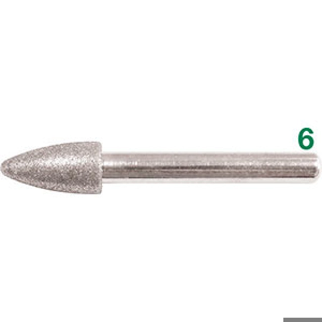 Vendita online MOLE ABRASIVE DIAMANTATE FORMA CONICA TESTA SFERICA