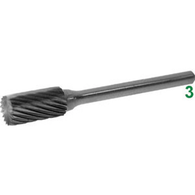 Vendita online FRESE ROTATIVE IN METALLO DURO TIPO CILINDRICO TESTA CON  ATTACCO Ø MM 3 TAGLIO 3